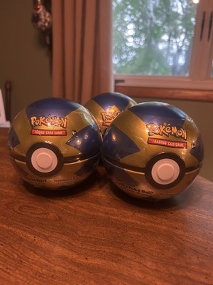 2020 Pokémon TCG PokeBall Tin - Quick Ball A22, sealed, Evolving Skies, FS, & BS