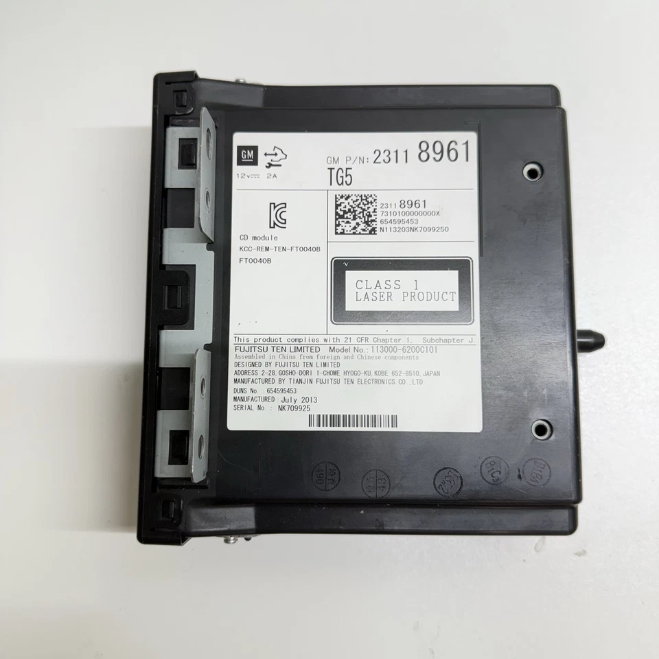 2014-2015 Chevrolet Impala CD Player DISCO DE RÁDIO ÁUDIO 23118961 FABRICANTE DE EQUIPAMENTO ORIGINAL - Imagem 3 de 4