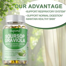 Soursop Graviola - Immune Health, Digestion  Respiratory  Intestinal Health