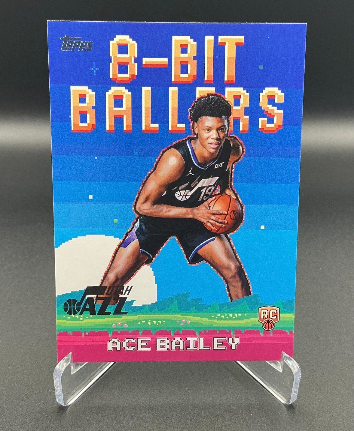 2025-26 Topps Flagship - Ace Bailey 8-Bit Ballers #8B-35 RC - Utah Jazz