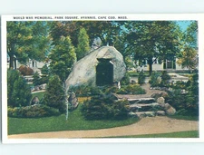 Unused W-Border PARK SCENE Cape Cod - Hyannis Massachusetts MA H2456