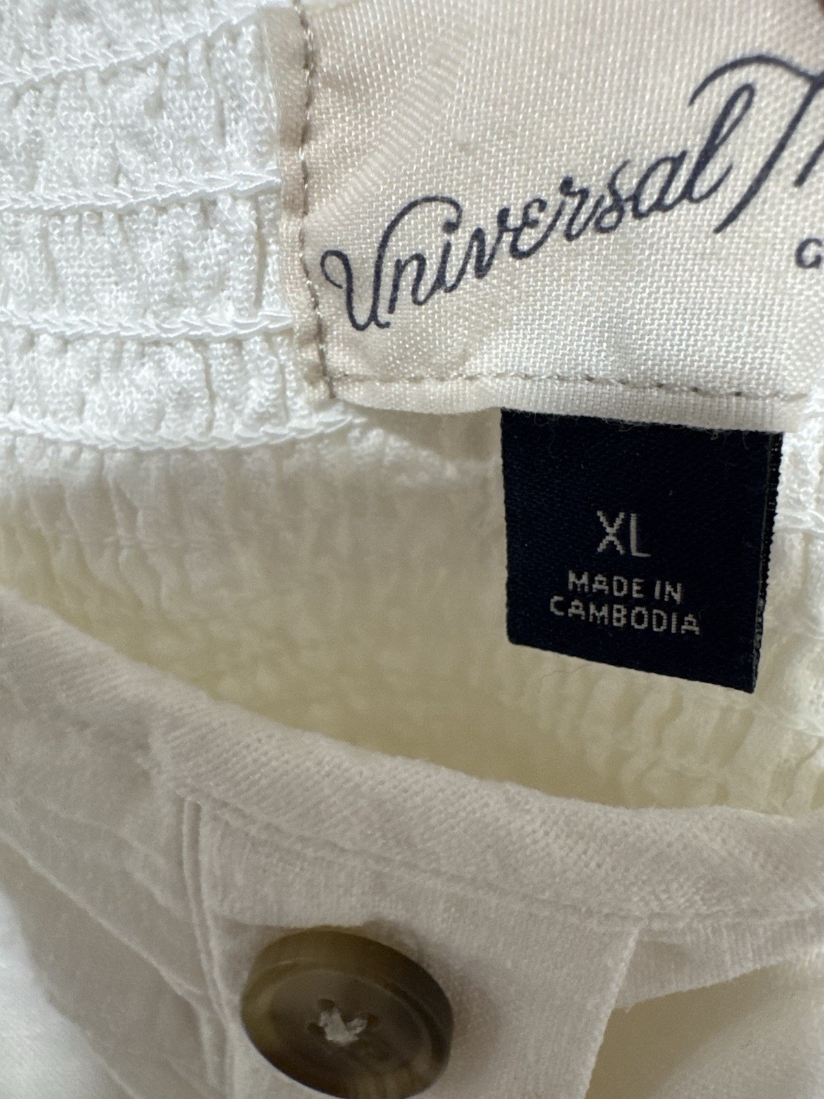 Universal Thread White Button Front Midi Dress Wo… - image 3