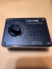 Vintage METONE Electronic Metronome Model 23 Made in USA Works