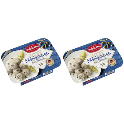 Dreistern 9 Königsberger Klopse, 900 G (Packung Mit 2)