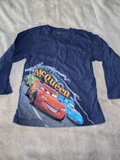 Kids Disney Pixar Lightning Mcqueen Long Sleeve Blue Small