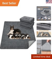 Multi-Functional 2 Pack Dog Mats - Extra Large, Fast Absorbent  Cozy 36x48in