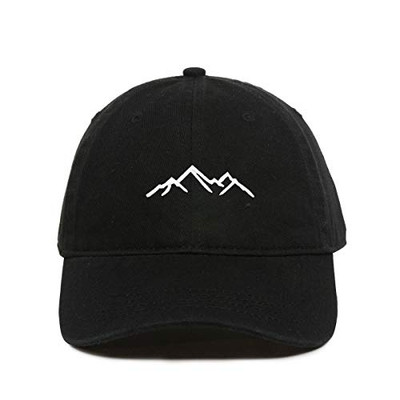 Mountain Outdoors Baseball Cap Embroidered Cotton Adjustable Dad Hat