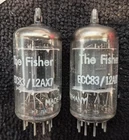 (2) Vintage Fisher/Telefunken 12AX7 Tubes, Ribbed Plates & IJ code, TV-7 Tested.