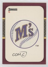 1987 Donruss Opening Day Box Set Seattle Mariners Team #260 0f3j