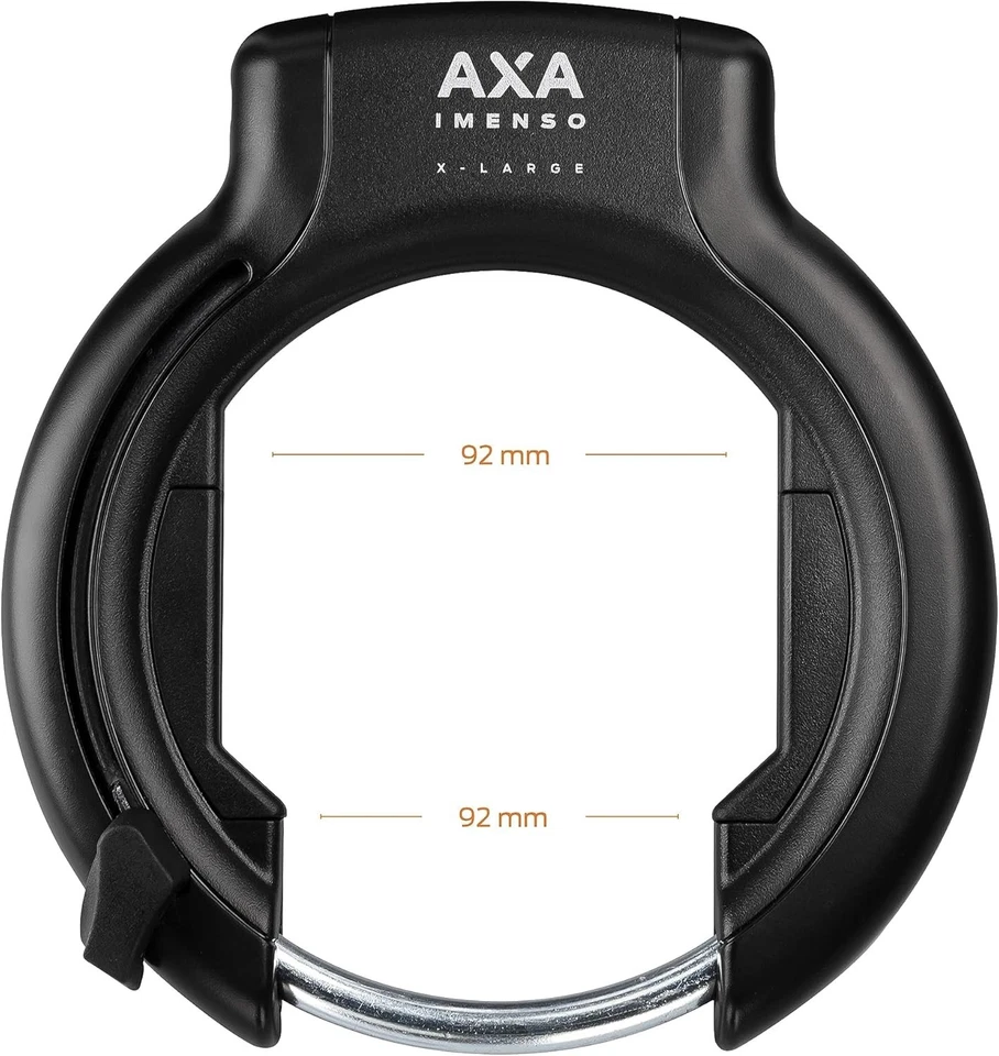 Schlage AXA Imenso XL Retractable Ring Lock – Heavy-Duty Frame Lock for Bicycles - Image 4 of 4
