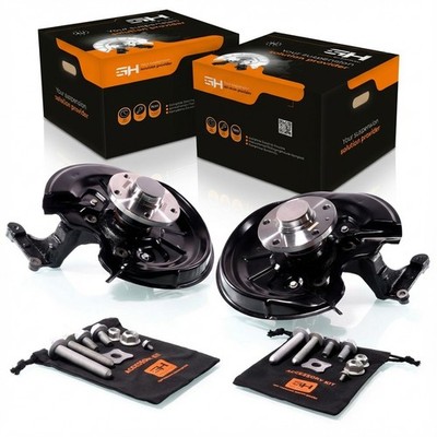 2x Radlagergehäuse Komplett Hinten für VW Golf V (1K), Golf VI (5K1) /32mm/