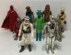 Vintage STAR WARS action Figure Lot,  9 Figures Total. 1977-1984.