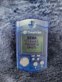 Dreamcast Visual Memory Clear Blue HKT-7000 North American Version