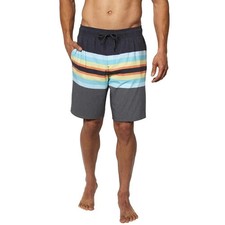 Hang Ten 10" Inseam Men's Swim Short Grey Multicolor , Size M