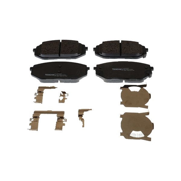 Bremsbelagsatz Scheiben 17,7 Mm Triscan FüR U.A. Hyundai Tucson-image