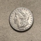 1890-CC Morgan Dollar AU Almost Uncirculated FS