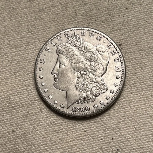 1890-CC Morgan Dollar AU Almost Uncirculated FS