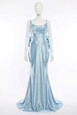 Jovani Women's Fitted Long Formal Dress With A Bow Size 4