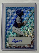 ARJUN NIMMALA 2022 Leaf Perfect Game RC Mojo-Platinum Auto Pre-Production 1/1