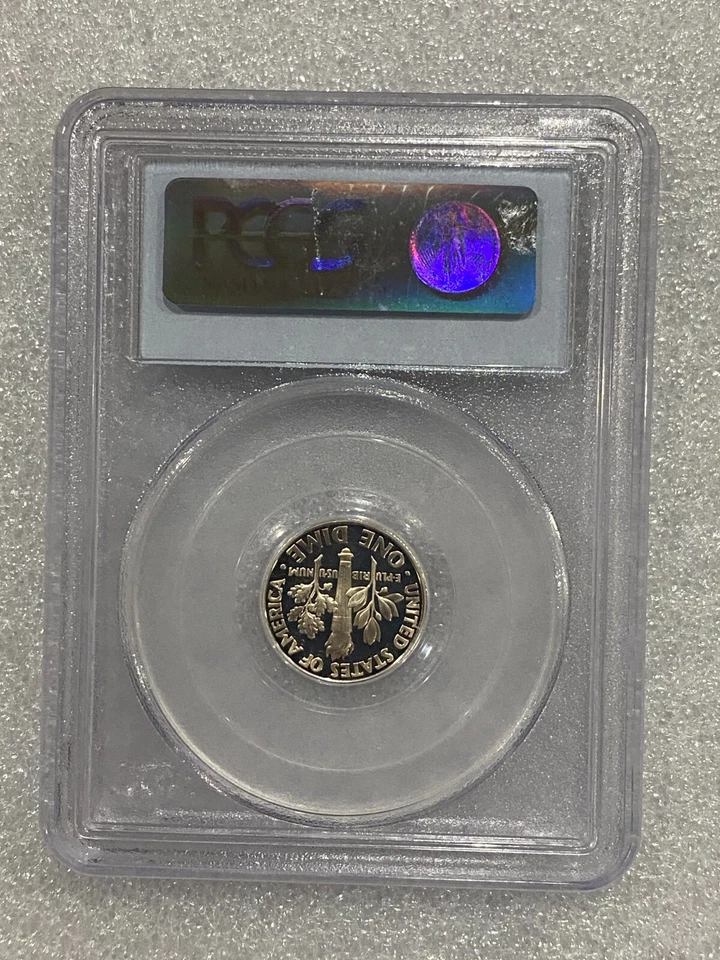 2007 S Silver Proof Roosevelt Dime PCGS PR69 DCAM - Image 2 of 2