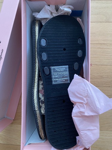 NIB Juicy Couture Yummy Sandal Slides Leopard, Size 9 - Picture 8 of 9