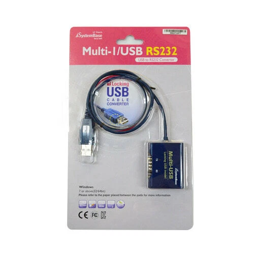 USB to RS-232 DB9 Serial Adapter/Converter Systembase Multi-1/USB RS232 - Image 2 of 4
