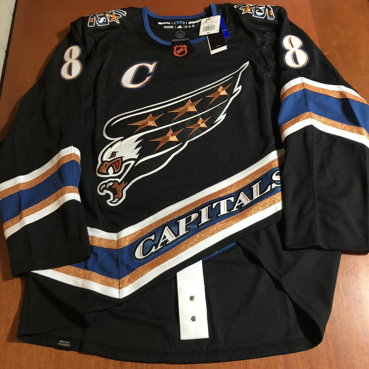 Adidas Washington Capitals Screaming Eagle Reverse Retro 2.0 NHL Jersey  Black 52