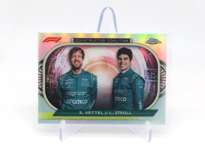 2022 Topps Chrome Formula 1 VETTEL / STROLL Constructor Coalition #CC-AM TTCF