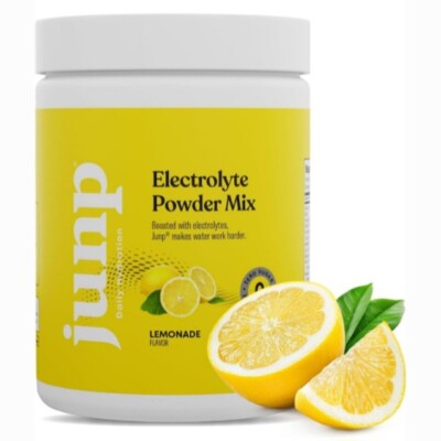 JUNP Electrolytes Powder Zero Sugar Lemonade Hydration Drink Mix (90 Servings)