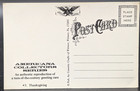 4 Antique Thanksgiving Postcards, 1 Reproduction Thanksgiving Postcard. — photo 4