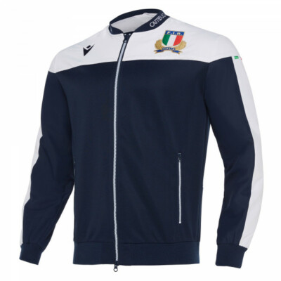 2777/15 MACRON FEDERAZIONE ITALIANA RUGBY ANTHEM JACKET GIACCA FZ M19 