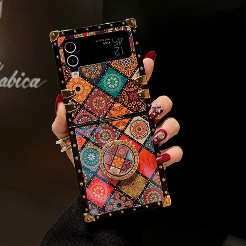 Étui de luxe Bling paillettes bague diamant support housse pour Samsung Z Flip 3/45/6 - Photo 28 sur 60