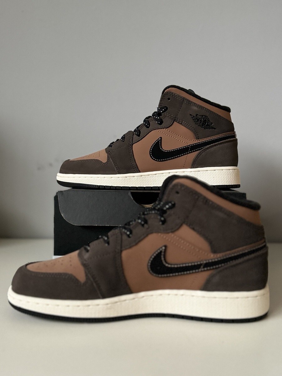 シューズ(男性用) Nike Air Jordan 1 Mid SE Dark Chocolate Size 9.5 - Air Jordan 1 SE Mid Dark Chocolate for sale