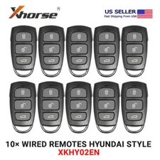 10X Xhorse Wired Universal Remote Key Hyundai Style 4 Button With Panic XKHY04EN