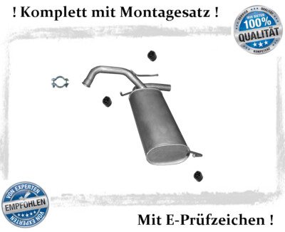 Endschalldämpfer Fiat Sedici 1.6 16V 79/88KW 4x2 4x4 Auspuff Montagesatz