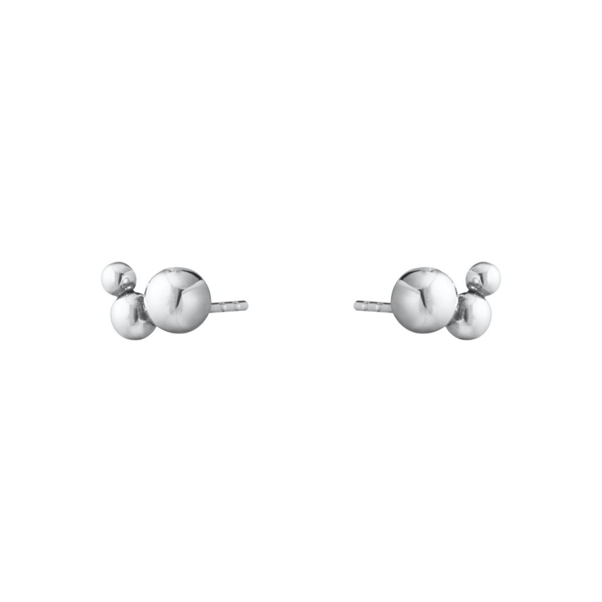 【 】Moonlight Grapes Silver Earstuds 551J Georg Jensen. Sterling Silver Earrings #551X - Moonlight