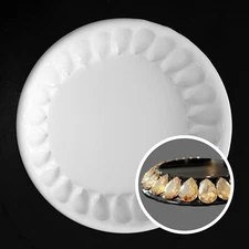 Large FACETED Edge Coaster Silicone Mold AU