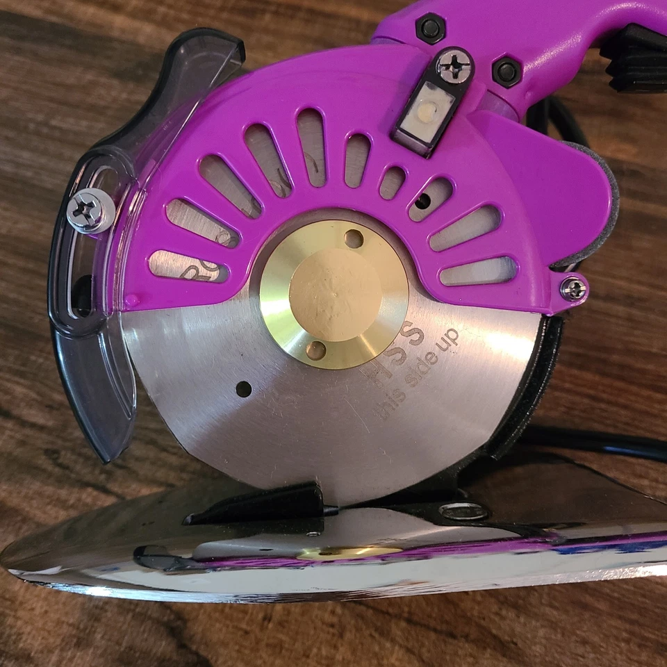 Cortador giratorio de tela eléctrico púrpura de alta resistencia Foto 4 de 4