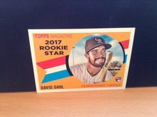 2017 Topps Archives 1960 Rookie Star David Dahl #RS-5 Colorado Rockies