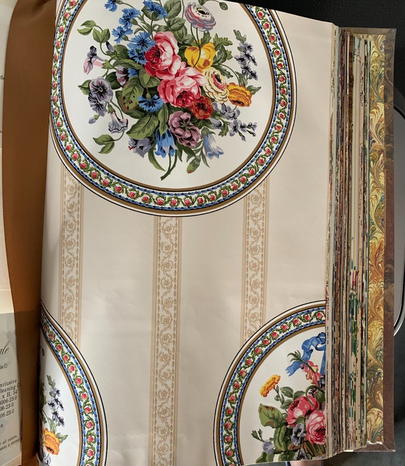 Vintage 1980's Westgate Palais Royale Wallpaper Sample Book All Hand