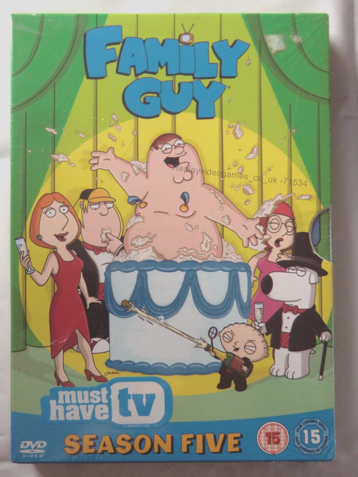 71534 DVD - Family Guy Season Five DVD Box Set [NEW / SEALED]  2006  3321601000