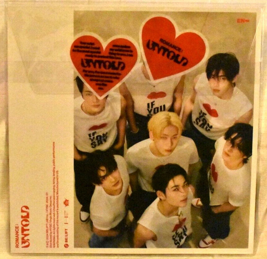 ENHYPEN - ROMANCE UNTOLD -RED VINYL TARGET EXCLUSIVE LIMITED