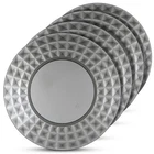Reusable Plastic Acrylic Plates Party Birthday Wedding Tableware Home BBQ UK
