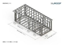 Garden Room / Outbuilding / Shed / Office - Steel Frame | Bespoke 042