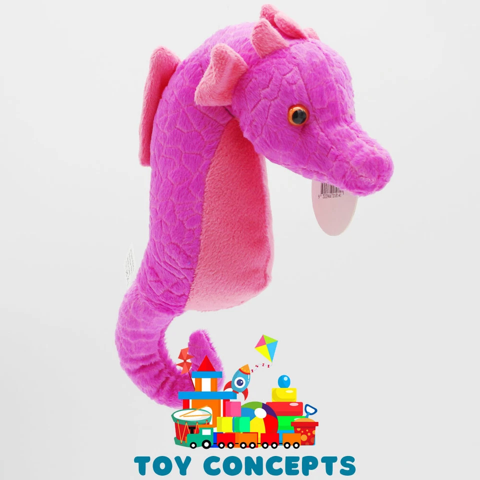 1 X PLUSH SEA HORSE teddy gift soft toy stuffed animal christmas plush toys kids - image 3 of 4