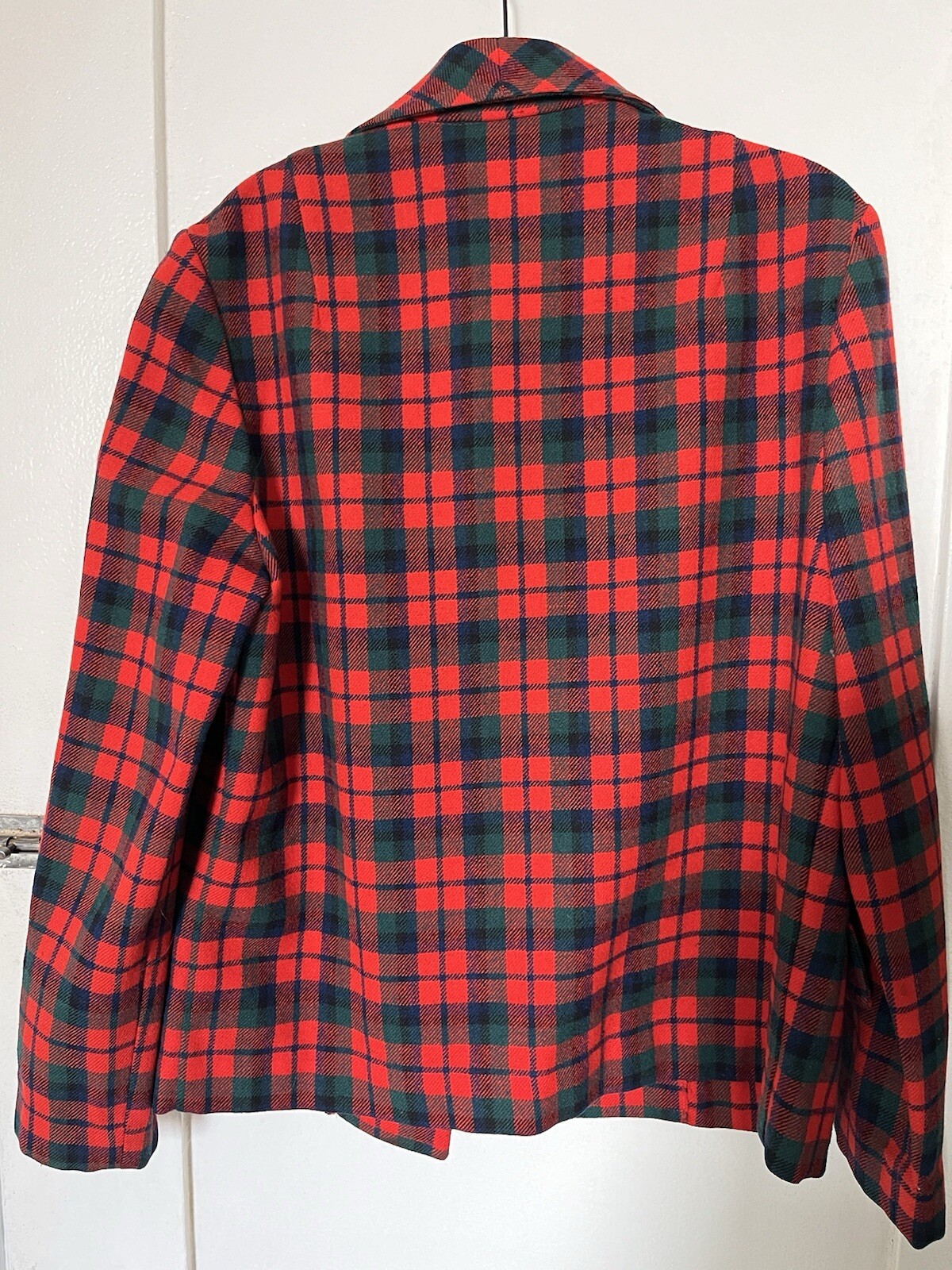 PENDLETON Women’s Jacket Vintage 1950s Red  Plaid… - image 2