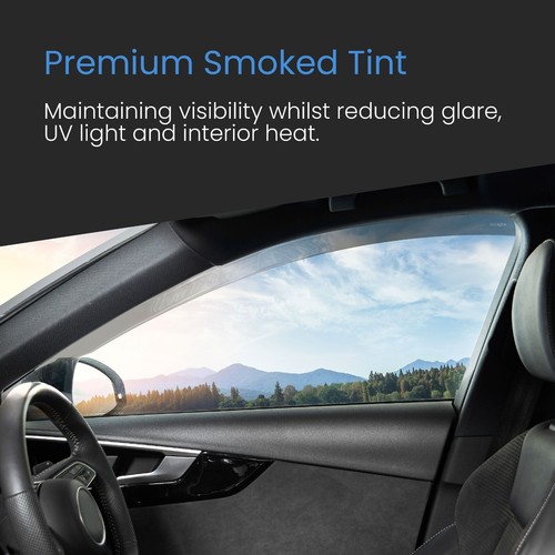 Ford Focus MK2/ST RS 2004-2011 3 Door Hatchback Wind Deflectors 2pc Tinted - Picture 7 of 10