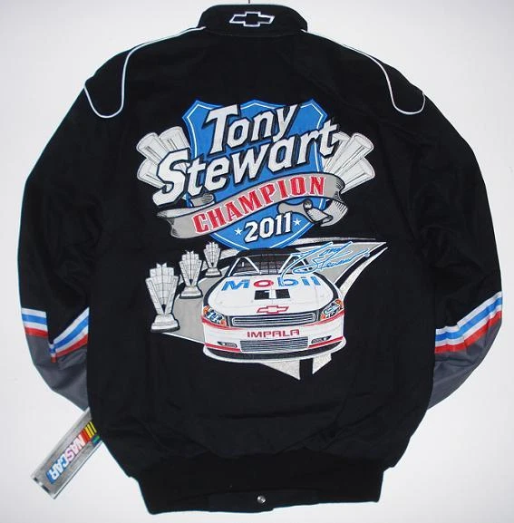 Chaqueta de algodón 4XL Nascar Tony Stewart Sprint Cup Series Champion 3 Times XXXXL Foto 3 de 4