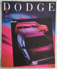 DODGE Caravan LF USA Car Sales Brochure For 1989  81-205-9001 8/88 (450M)