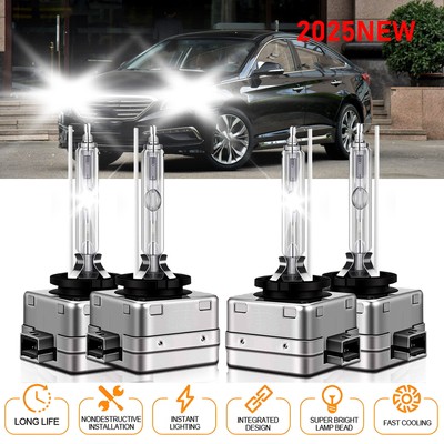 For Hyundai Sonata 2015-2018 HID Combo LED Headlight High Low Beam Bulb White